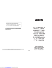 ZANUSSI ZA 32 N Instruction Booklet