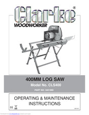 Clarke CLS400 Operating & Maintenance Instructions