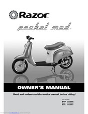 Razor Pocket Mod Bella 15130662 Owner's Manual