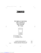 ZANUSSI TC 7124 Instruction Booklet