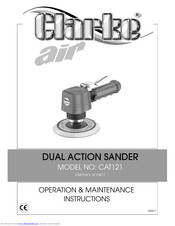 Clarke CAT121 Operation & Maintenance Instructions Manual