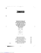 ZANUSSI TDS 372 T Instruction Booklet