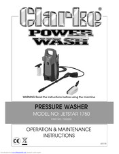 Clarke JETSTAR 1750 Operation & Maintenance Instructions Manual