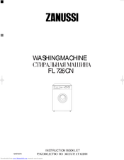 ZANUSSI FL 726 CN Instruction Booklet