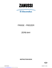 Zanussi Electrolux ZERB 8441 Instruction Book