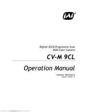Jai CV-M 9CL Operation Manual