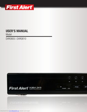 First Alert DVR0810 User Manual