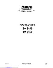 Zanussi Electrolux DX 6452 Instruction Book