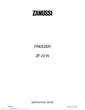 ZANUSSI ZF22W Instruction Book