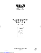 Zanussi Electrolux W1206 Instruction Booklet