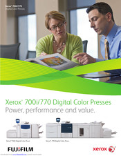 Xerox 700i Product Information