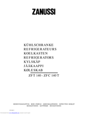 ZANUSSI ZFC 140 T Instruction Booklet