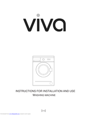 BSH VIVA WW10A00GB Instructions For Installation And Use Manual