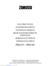 ZANUSSI ZBQ631 Instruction Booklet