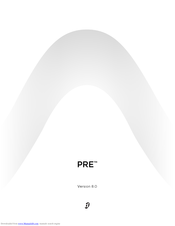 Digidesign PRE Manual
