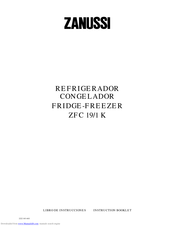 ZANUSSI ZFC 19/1 K Instruction Booklet