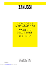 ZANUSSI FLS562C Instructions Manual