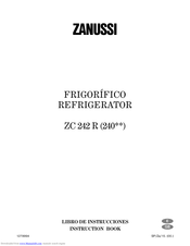 ZANUSSI ZC 242 R Instruction Book