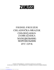 ZANUSSI ZFC22/9K Instruction Booklet