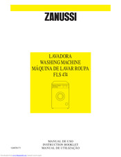 ZANUSSI FLS474 Instruction Booklet