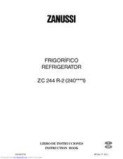 ZANUSSI ZC 244 R-2 Instruction Book