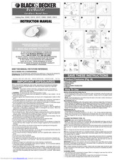 Black & Decker V2400 Instruction Manual