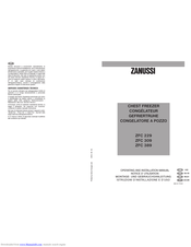 ZANUSSI ZFC309 Operating And Installation Manual