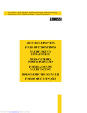Zanussi Electrolux BMS 641 W User Manual