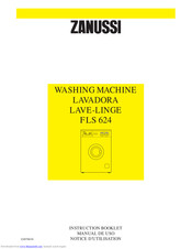 ZANUSSI FLS624 Instruction Booklet