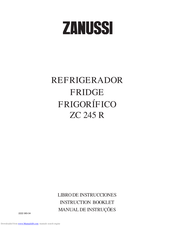 ZANUSSI ZC 245 R Instruction Booklet