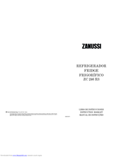 ZANUSSI ZC 246 R3 Instruction Booklet