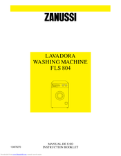 ZANUSSI FLS804 Instruction Booklet