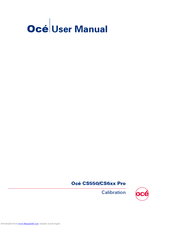Oce CS6 series Pro User Manual