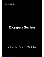 M-Audio Oxygen Series Quick Start Manual