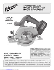 Milwaukee 6310-20 Operator's Manual