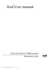 Oce VarioPrint 6000 series User Manual