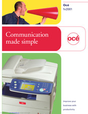 oce fx3000 printer how to reset laser