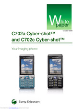 Sony Ericsson C702c Cyber-shot White Paper