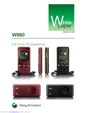 Sony Ericsson W660 White Paper