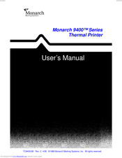 Monarch 9425 User Manual