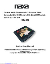 Naxa NMV-170 Instruction Manual