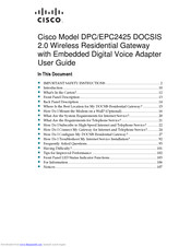 Cisco DPC2425 User Manual
