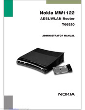 Nokia MW1122 Administrator's Manual