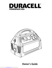 Duracell POWERPACK 600 Manuals | ManualsLib