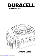Duracell POWERPACK300 Owner's Manual