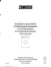 ZANUSSI FLV504NN Instruction Booklet