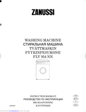 ZANUSSI FLV954NN Instruction Booklet