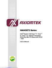 AXIOMTEK MANO873 Series User Manual
