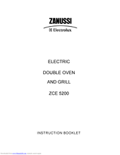 Zanussi Electrolux ZCE 5200 Instruction Booklet