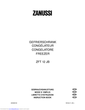 ZANUSSI ZFT 12 JB Instruction Book